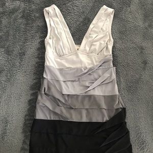 Tri-color Semi-formal dress